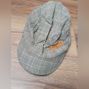 Peter Grimm Houndstooth Cap in Brown and Black